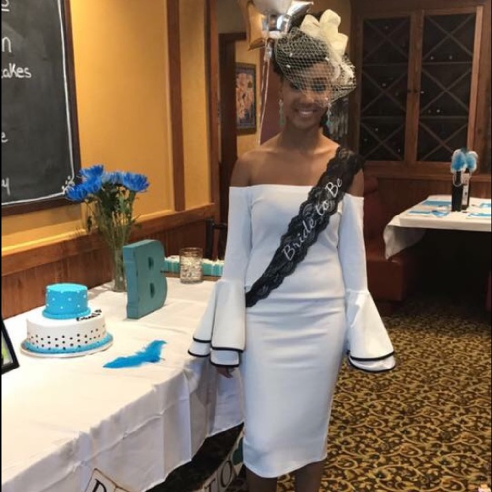 Boohoo White Dress